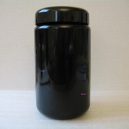 Zeige Details für Miron Weithalsdose 500 ml Breit mit Deckel schwarz Bild von Miron Weithalsdose 500 ml Breit mit Deckel schwarz