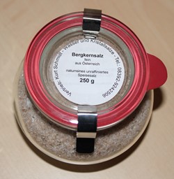 Zeige Details für Bergkernsalz Fein 250 g Bild von Bergkernsalz Fein 250 g