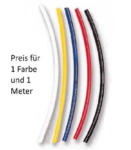 Bild von Schlauch 1/4" in 5 Farben