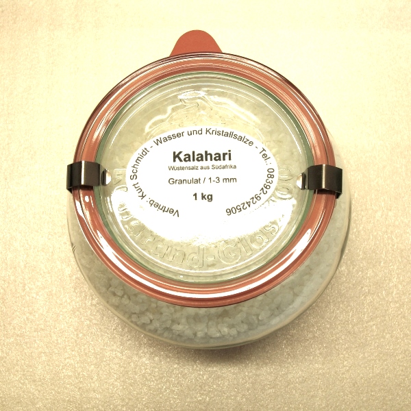 Bild von Kalahari Wüstensalz - Granulat  1 kg