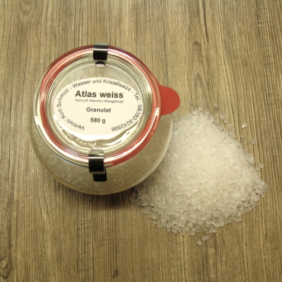 Bild von ATLAS weiss Kristallsalz - Granulat 200g