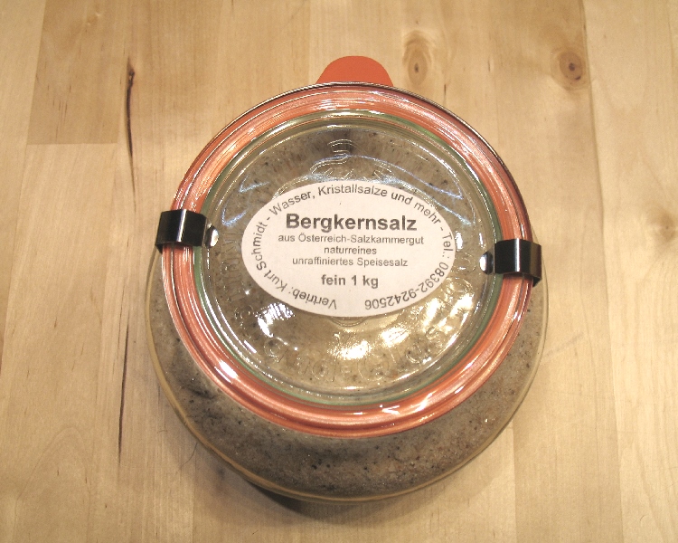 Bild von Bergkernsalz Fein 1 kg