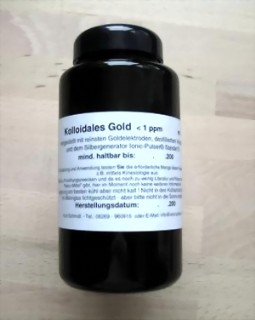 Bild von Kolloidales Gold im Mironglas 200 ml